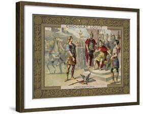 Vercingetorix Submitting to Julius Caesar, 52 Bc-null-Framed Giclee Print