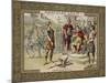 Vercingetorix Submitting to Julius Caesar, 52 Bc-null-Mounted Giclee Print