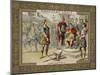 Vercingetorix Submitting to Julius Caesar, 52 Bc-null-Mounted Giclee Print