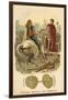 Vercingetorix Submitting to Julius Caesar, 52 BC-null-Framed Premium Giclee Print