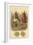 Vercingetorix Submitting to Julius Caesar, 52 BC-null-Framed Giclee Print