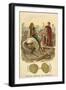 Vercingetorix Submitting to Julius Caesar, 52 BC-null-Framed Premium Giclee Print