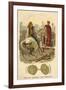 Vercingetorix Submitting to Julius Caesar, 52 BC-null-Framed Giclee Print