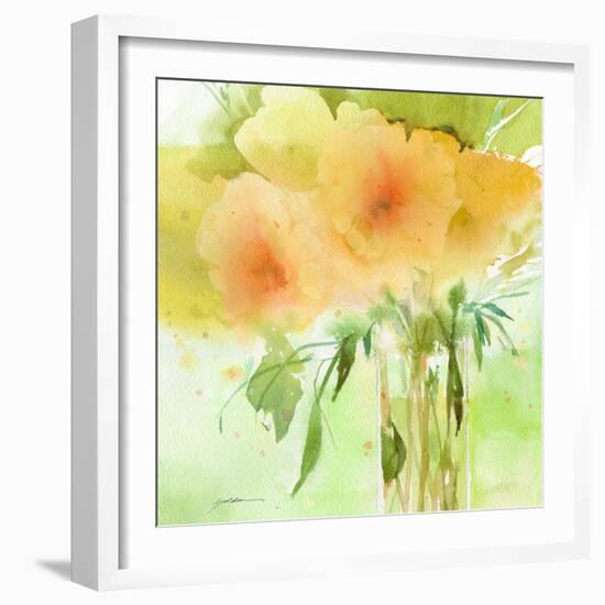 Verdant Bouquet-Sheila Golden-Framed Art Print