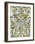 Verdant Damask IV-Chariklia Zarris-Framed Art Print