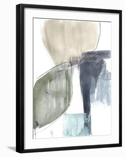 Verdant Divide I-Jennifer Goldberger-Framed Art Print