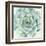 Verdant Succulent I-Victoria Borges-Framed Art Print