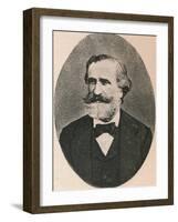 'Verdi.', 1895-Giuseppe Verdi-Framed Photographic Print