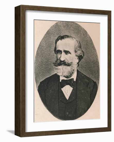 'Verdi.', 1895-Giuseppe Verdi-Framed Photographic Print