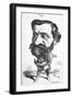 Verdi Cartoon Mailly-H Mailly-Framed Art Print