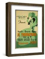 Verdi Grand Opera Il Trovatore-null-Framed Art Print