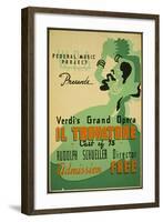 Verdi Grand Opera Il Trovatore-null-Framed Art Print