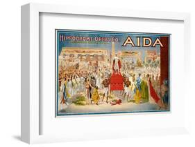 Verdi Opera Aida in Cleveland-null-Framed Art Print