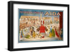 Verdi Opera Aida in Cleveland-null-Framed Art Print