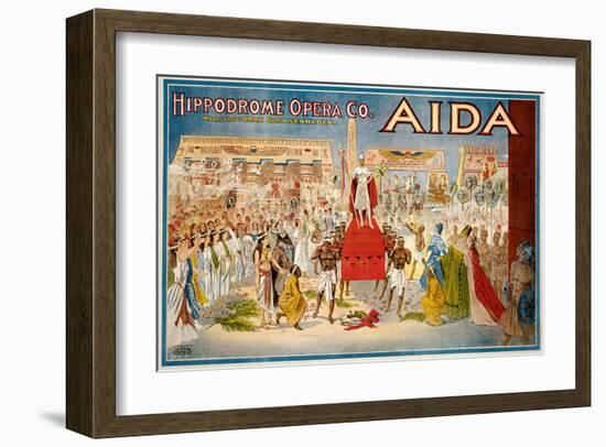 Verdi Opera Aida in Cleveland-null-Framed Art Print