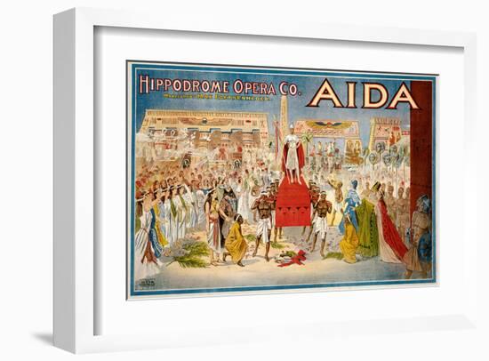 Verdi Opera Aida in Cleveland-null-Framed Art Print