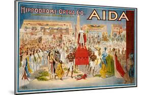 Verdi Opera Aida in Cleveland-null-Mounted Art Print
