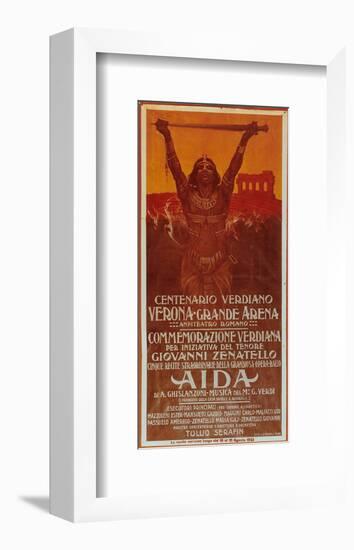 Verdi Opera Aida in Verona-null-Framed Art Print