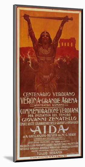 Verdi Opera Aida in Verona-null-Mounted Art Print