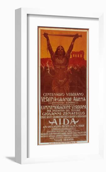 Verdi Opera Aida in Verona-null-Framed Art Print