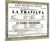 Verdi Opera La Traviata-null-Mounted Art Print