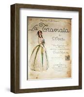 Verdi Opera La Traviata-null-Framed Premium Giclee Print