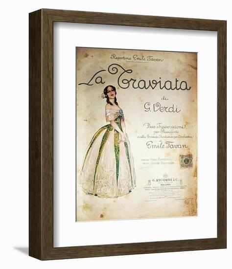 Verdi Opera La Traviata-null-Framed Premium Giclee Print