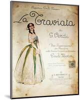 Verdi Opera La Traviata-null-Mounted Premium Giclee Print