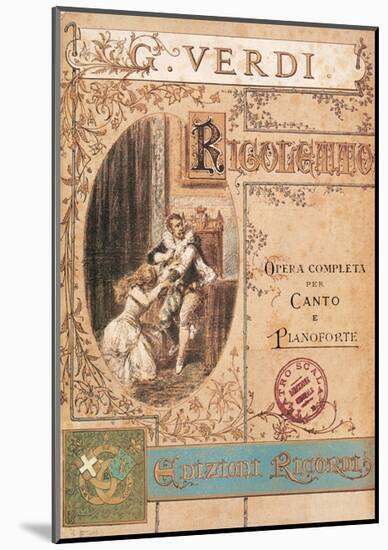 Verdi, Rigoletto-null-Mounted Art Print