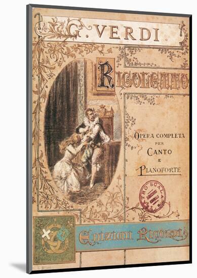 Verdi, Rigoletto-null-Mounted Art Print