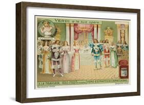 Verdi's La Traviata-null-Framed Giclee Print