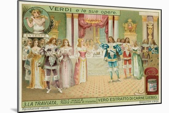 Verdi's La Traviata-null-Mounted Giclee Print