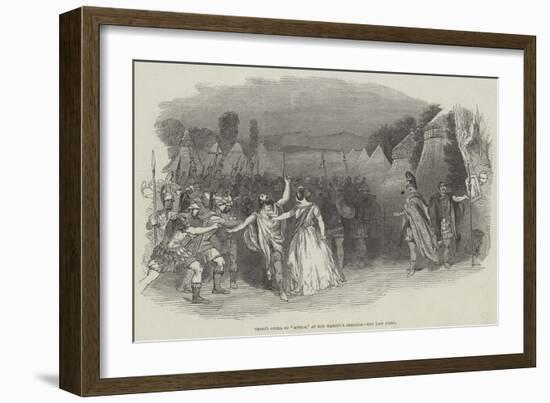 Verdi's Opera of Attila, at Her Majesty's Theatre, the Last Scene-null-Framed Giclee Print