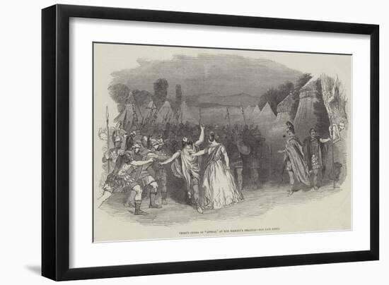 Verdi's Opera of Attila, at Her Majesty's Theatre, the Last Scene-null-Framed Giclee Print