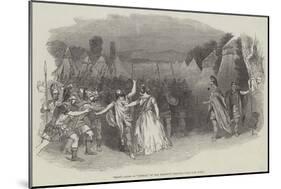 Verdi's Opera of Attila, at Her Majesty's Theatre, the Last Scene-null-Mounted Giclee Print