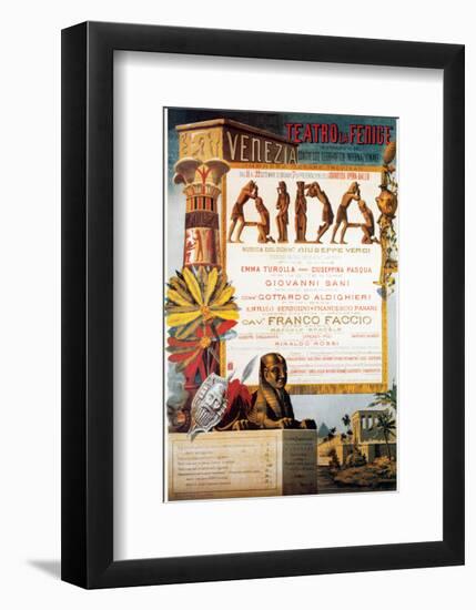 Verdi, Teatro La Fenice, Aida-null-Framed Premium Giclee Print