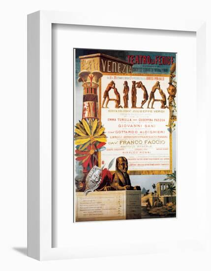 Verdi, Teatro La Fenice, Aida-null-Framed Premium Giclee Print