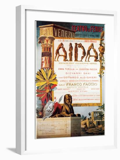 Verdi, Teatro La Fenice, Aida-null-Framed Premium Giclee Print