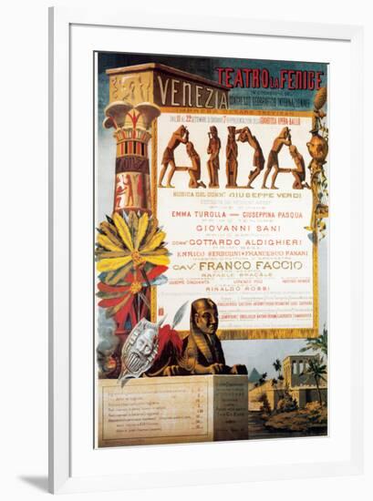 Verdi, Teatro La Fenice, Aida-null-Framed Premium Giclee Print