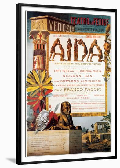 Verdi, Teatro La Fenice, Aida-null-Framed Premium Giclee Print