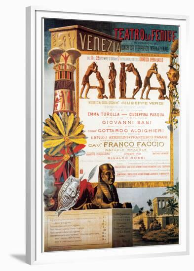 Verdi, Teatro La Fenice, Aida-null-Framed Premium Giclee Print