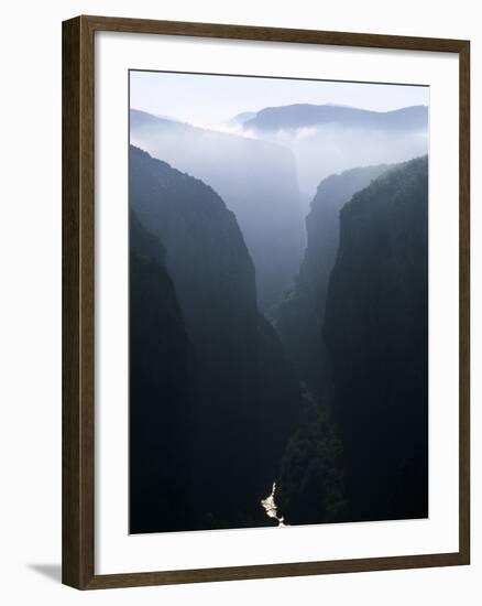 Verdon Canyon Through the Mist-Christophe Boisvieux-Framed Photographic Print