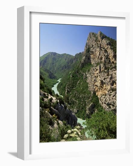 Verdon Gorges, Alpes-De-Haute-Provence, Provence, France-Michael Busselle-Framed Photographic Print