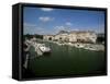 Verdun, River Meuse, Canal De L'Est, Meuse, Lorraine, France-David Hughes-Framed Stretched Canvas