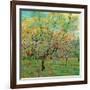 Verger avec pruniers en fleurs (Détail)-Vincent van Gogh-Framed Art Print