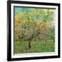 Verger avec pruniers en fleurs (Détail)-Vincent van Gogh-Framed Art Print