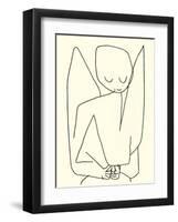 Vergesslicher Engel, c.1939-Paul Klee-Framed Serigraph