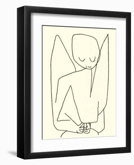 Vergesslicher Engel, c.1939-Paul Klee-Framed Serigraph