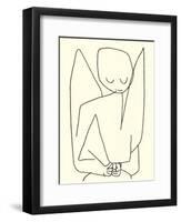 Vergesslicher Engel, c.1939-Paul Klee-Framed Serigraph