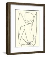 Vergesslicher Engel, c.1939-Paul Klee-Framed Serigraph